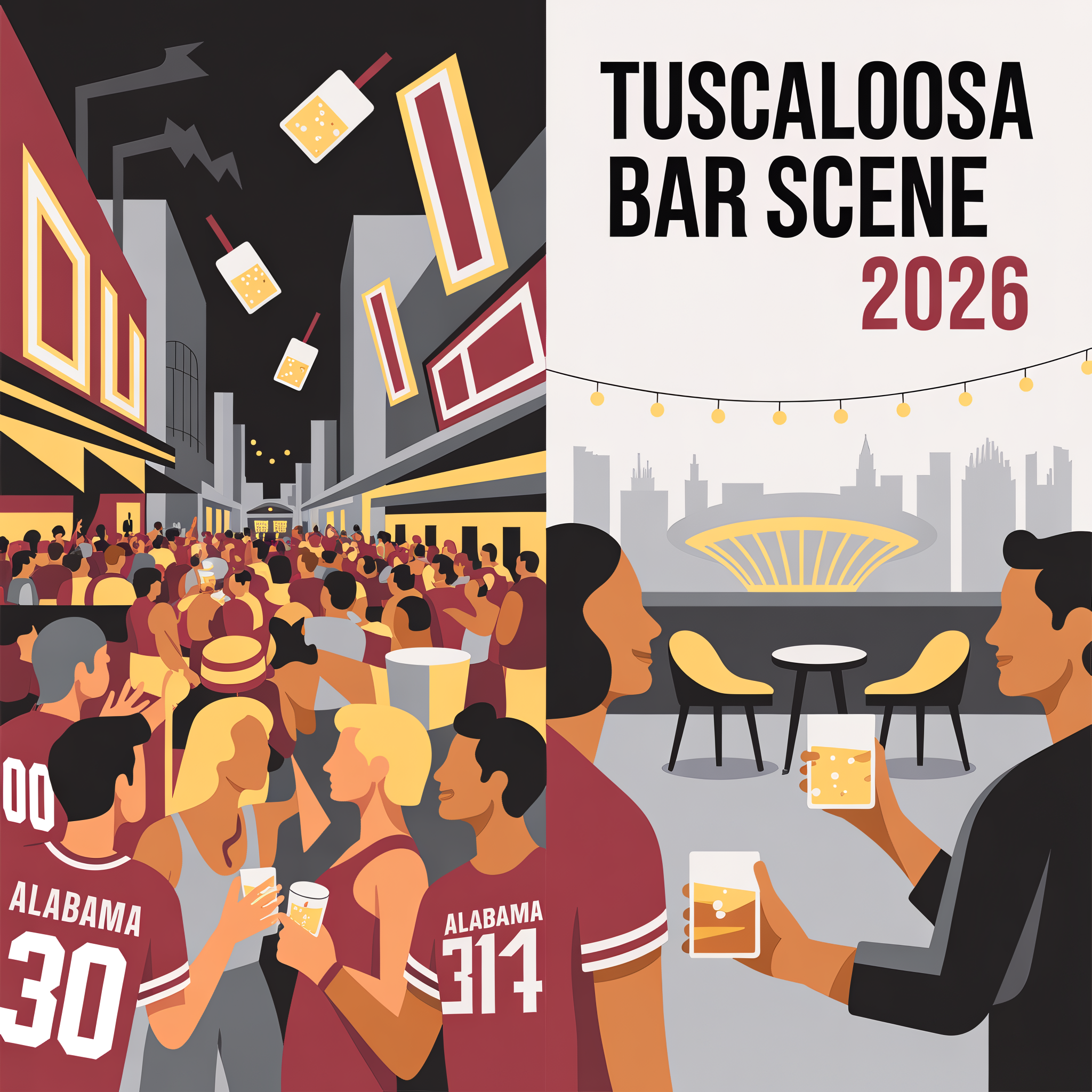 bars in Tuscaloosa · Tuscaloosa nightlife · best bars in Tuscaloosa · college bars Tuscaloosa · Tuscaloosa rooftop bars · Tuscaloosa live music bars