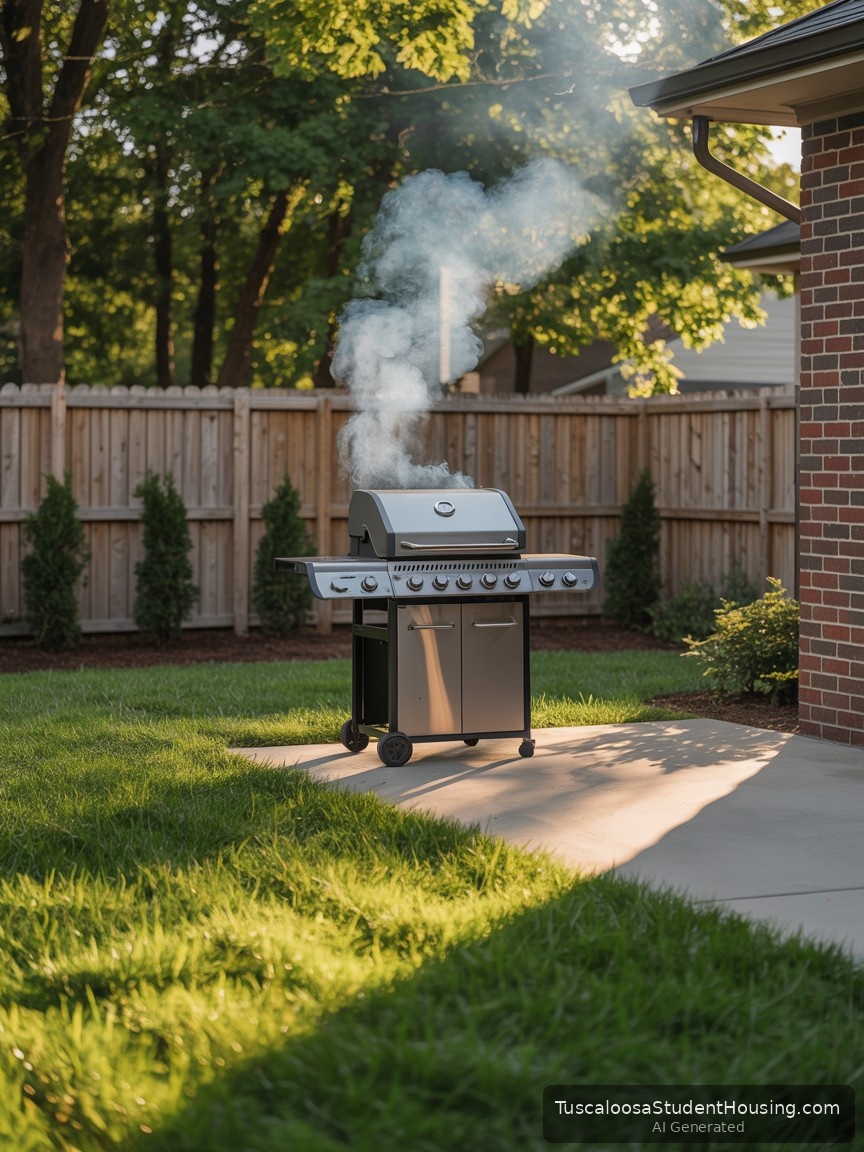 Student sublease near Bryant-Denny backyard grill